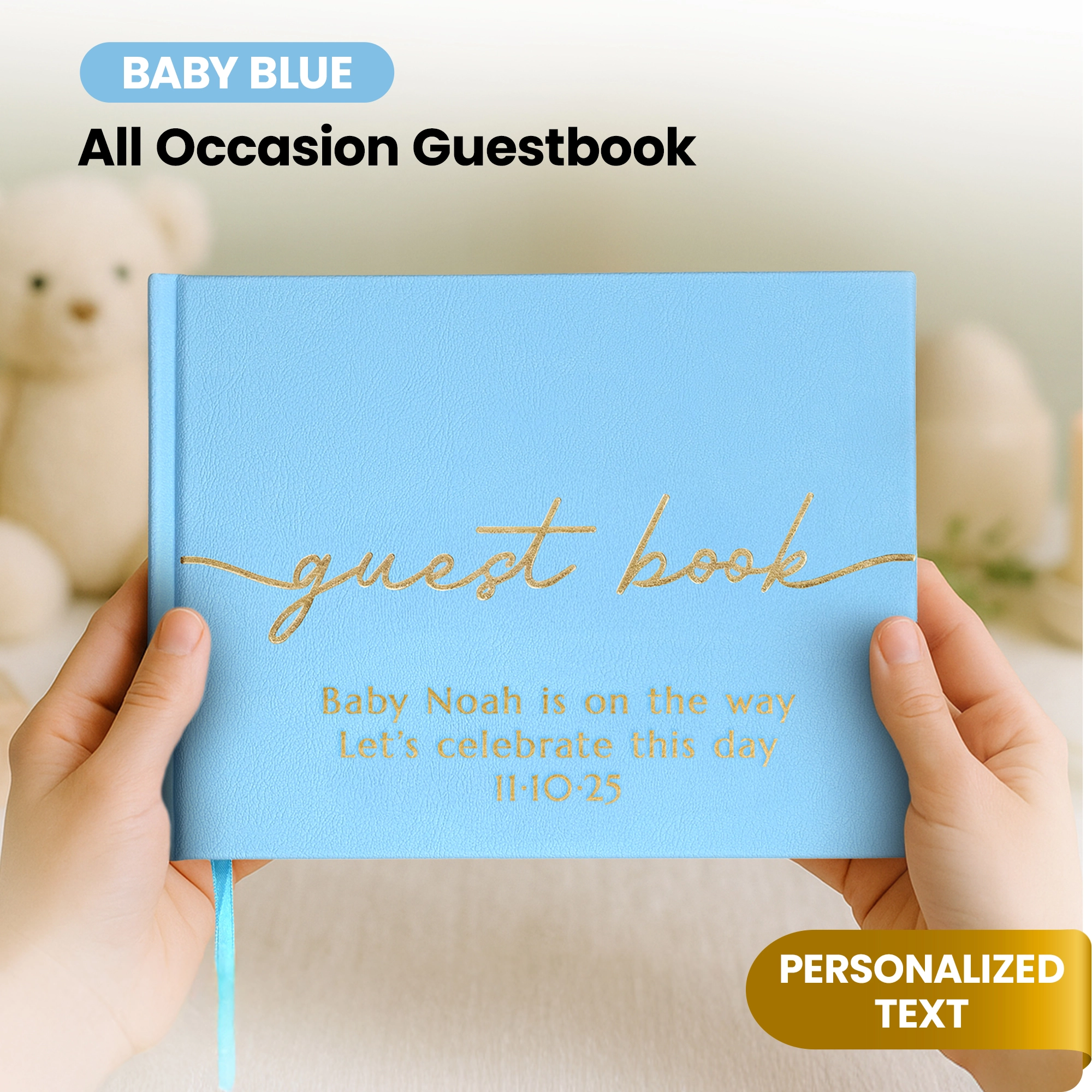 All Occasion Guestbook - Baby Blue